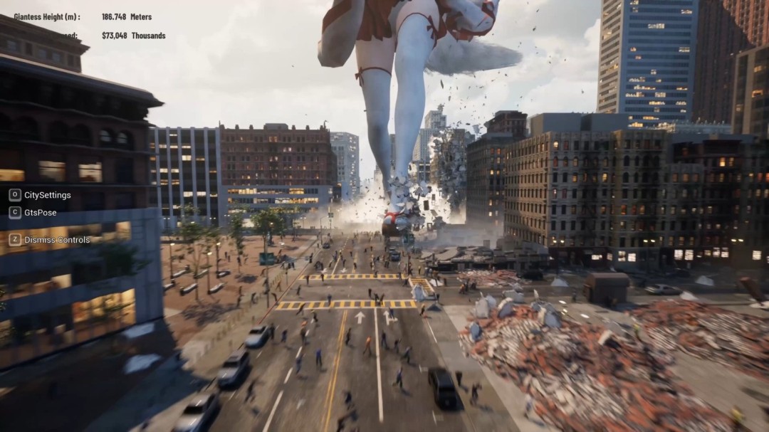 《女巨人游乐场》发布了新的实机展示 细节丰富的25×25平方公里的城市